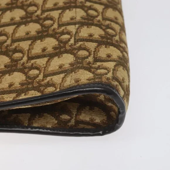 Authentic Christian Dior Trotter Canvas Shoulder Bag Brown - Picture 6 of 16